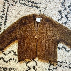 Cozy Brown Girl’s Sweater